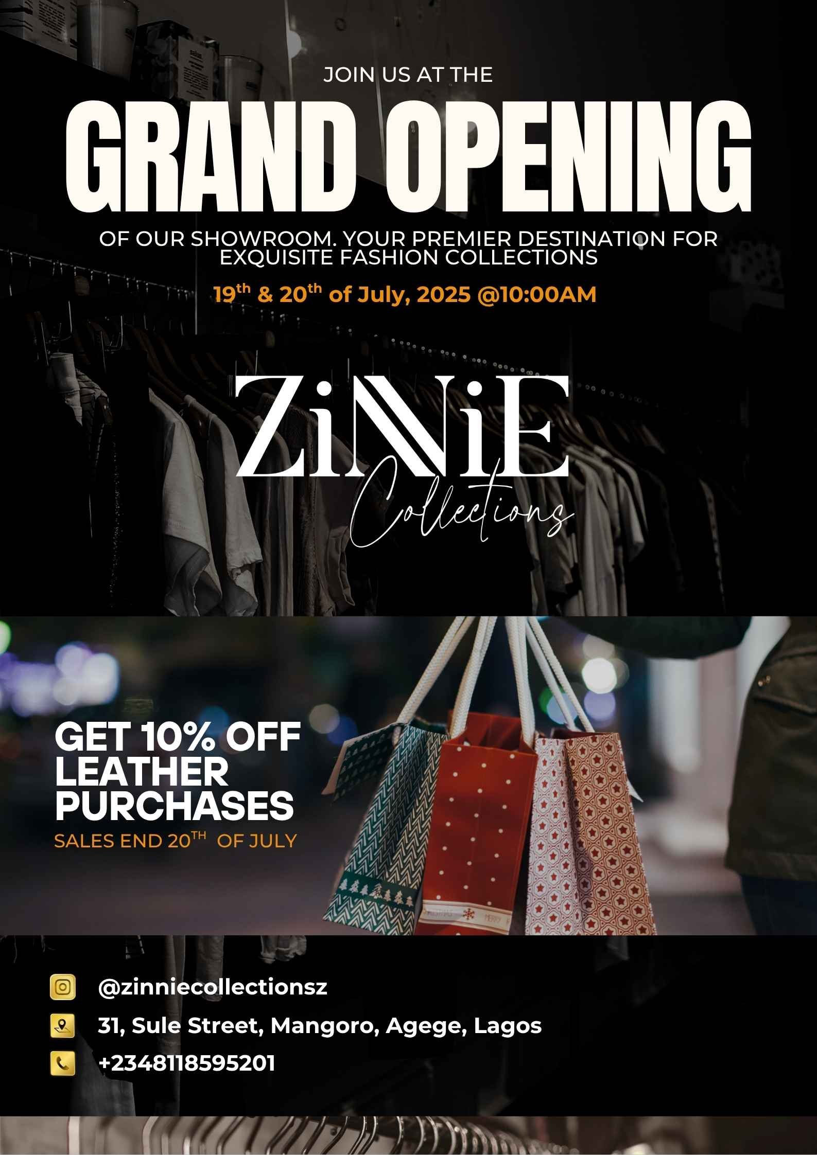 Zinnie Collections Poster